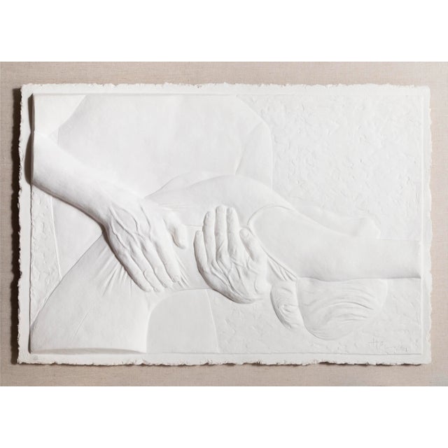 1980s Harvey Edwards, "Dancing", Cast Paper Print For Sale - Image 5 of 5