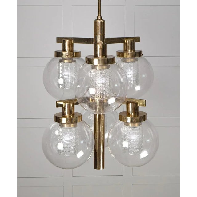 Brass Chandeliers from Hans-Agne Jakobsson, 1960s For Sale - Image 11 of 13