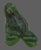 Late 20th Century Whimsical Cloisonne Hand Painted Enamel Frog Figurine For Sale - Image 5 of 7