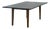 Modern Dining Table in Black Ash with Wooden Frame, 1960s For Sale