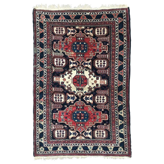 Vintage Caucasian Chirwan Rug, 1980s For Sale - Image 15 of 15