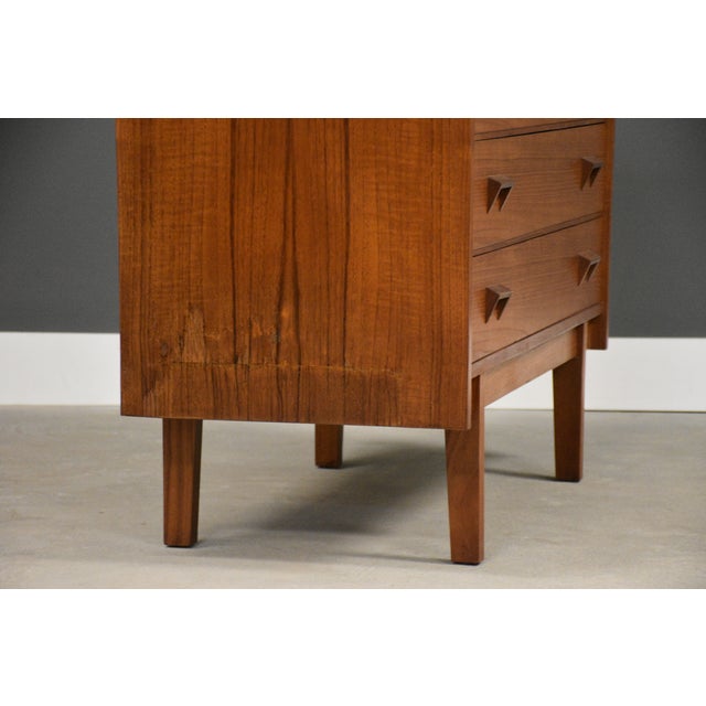 1960s Danish Modern Teak Secretary Desk For Sale In Boston - Image 6 of 10