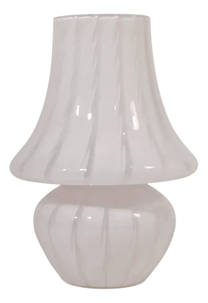Italian Murano Glass Mushroom Table Lamp from Venini, 1970s