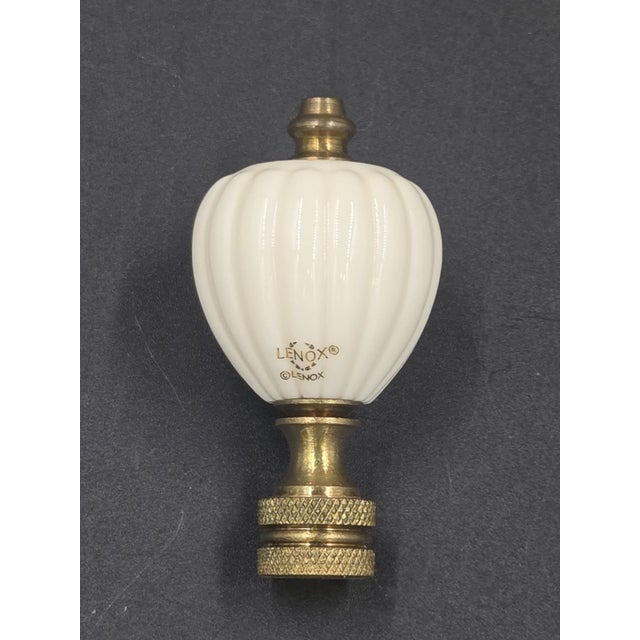 Vintage Lenox Table Lamp- Rose Manor Collection For Sale - Image 11 of 18