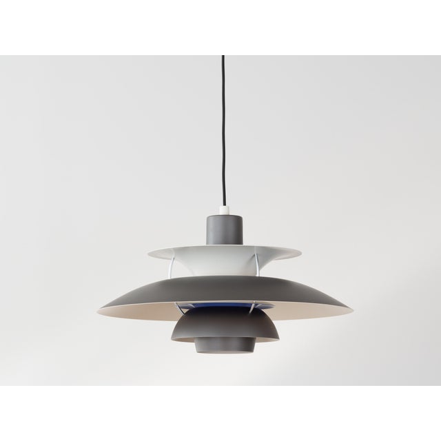 White Vintage Danish PH 5 Lamp by Poul Henningsen for Louis Poulsen, 1990s For Sale - Image 8 of 12