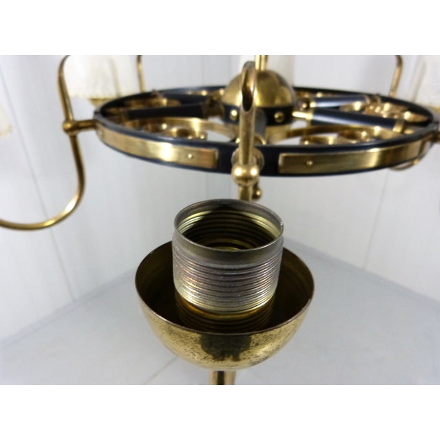Finnish Brass Chandelier with Polyester Shades and Glass Diffusers, 1950s For Sale - Image 17 of 18