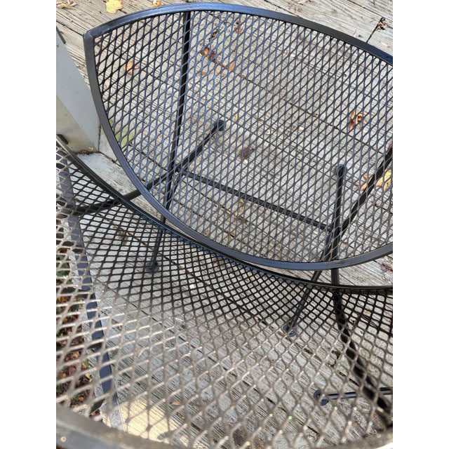 Metal Tempestini Mid Century Modern Orange Slice Restored Chairs, a Pair, Attributed For Sale - Image 7 of 7