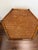 1970s Vintage British Colonial Style Two Tier Hexagonal Side Table For Sale - Image 5 of 6
