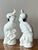 Vintage Regency Glazed Ceramic Cockatoos- Set of 2 For Sale - Image 4 of 5