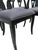 1980s Postmodern Pietro Costantini "Corfu" Black Lacquer Dining Chairs - Set of 6 For Sale - Image 10 of 17