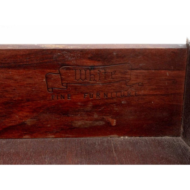 White Fine Furniture Painted Nightstands, Pair For Sale - Image 9 of 9