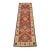 Kazak Runner 2′ X 6’1” Red Wool Tribal Hand-Knotted Oriental Rug For Sale