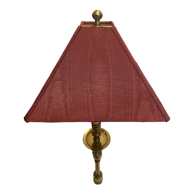 Vintage Frederick Copper Brass Candlestick Lamp For Sale