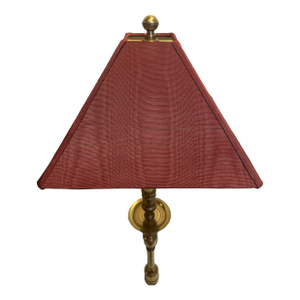Vintage Frederick Copper Brass Candlestick Lamp