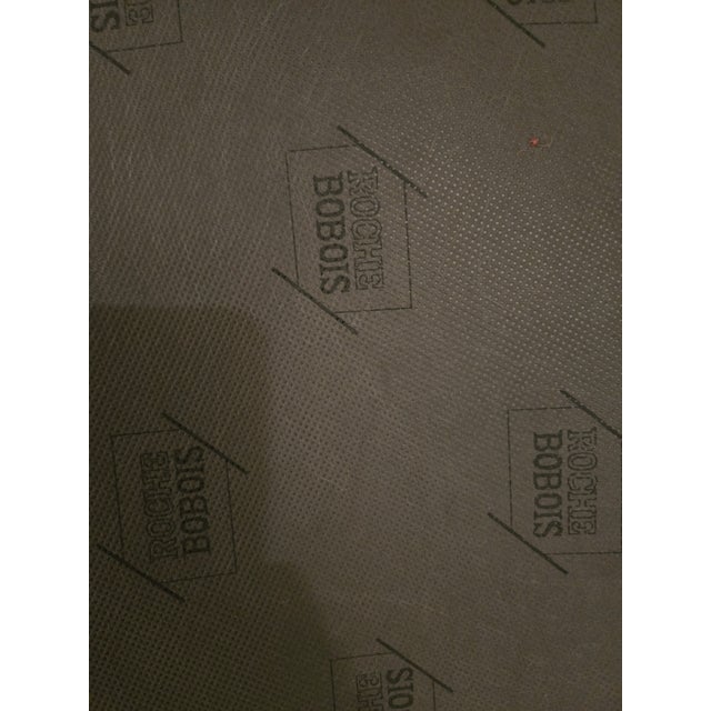 Black Modern Roche Bobois Black Leather Sofa With Adjustable Headrests For Sale - Image 8 of 8