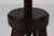 Fritz Hansen Danish Sculptural 3-Legged Adjustable Artist's Stool or Bar Swivel Chair in Dark Stained Wood with Sheep Skin Seat from Fritz Hansen, 1920s For Sale - Image 4 of 8