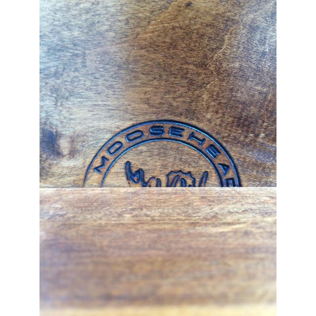 Moosehead Furniture 2-Tier Maple End Table | Chairish