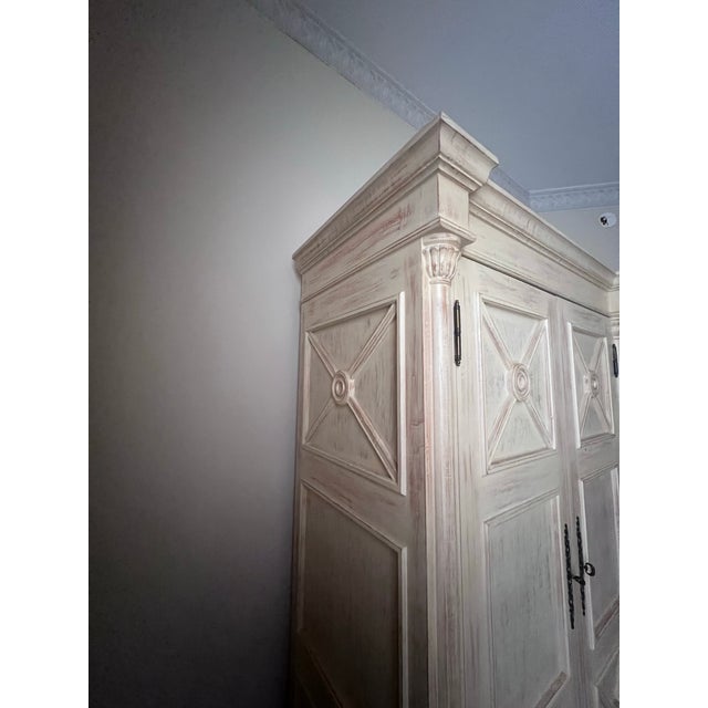 Hollywood Regency 1990s Hollywood Regency Style Armoire Contemporary For Sale - Image 3 of 7