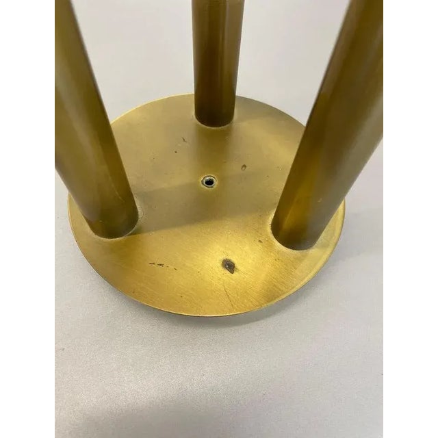 Space Age Italian Brass Atomic Ceiling Light by Gio Ponti, Italy, 1970s For Sale - Image 13 of 18