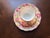 A gorgeous mid-century fine bone china tea trio set manufactured in England by Chapmans Longton Ltd under the prestigious...