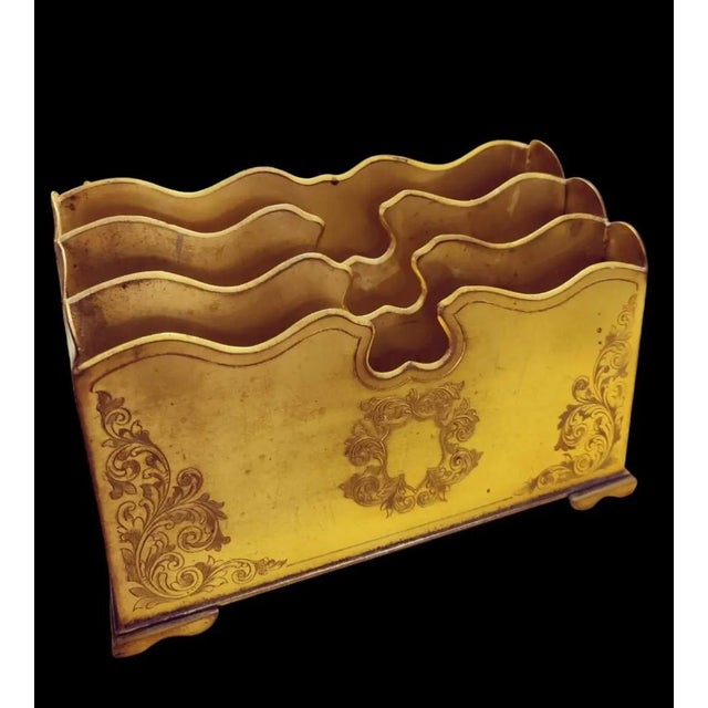 Mid 19th Century Ornate English Gilt Bronze Letter Box For Sale - Image 9 of 9