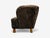 Brown Danish Mid-Century Modern, Beech, Brown Sheepskin, Sofa, Denmark, 1930s For Sale - Image 8 of 9