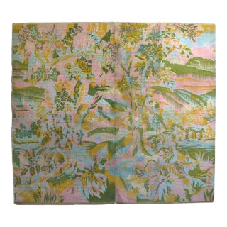 Antique Tapestry Design Gouache Painting For Sale