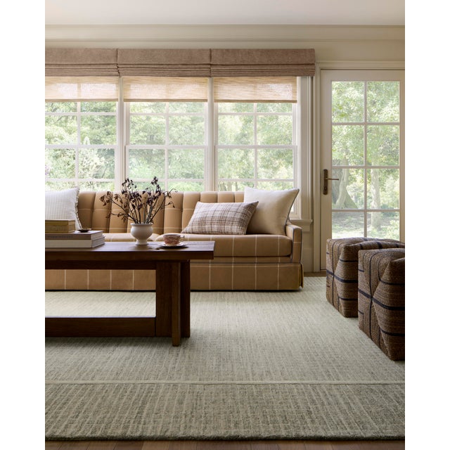 Textile Chris Loves Julia x Loloi Briggs Sage / Ivory 9'-3" x 13' Area Rug For Sale - Image 7 of 7