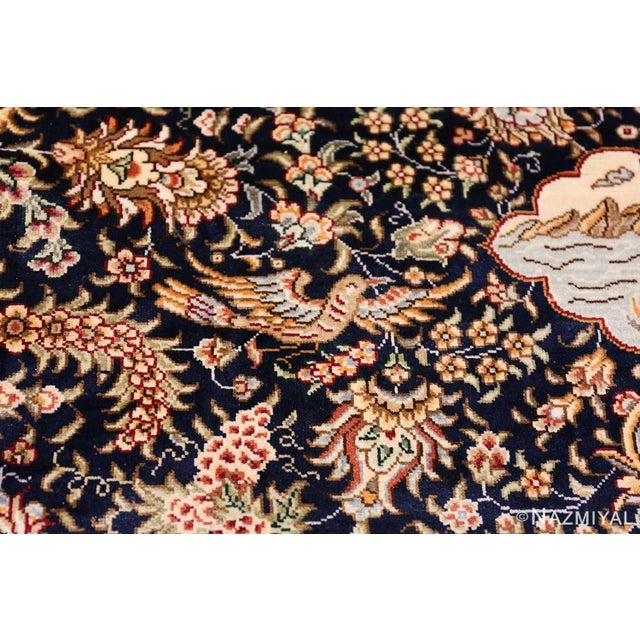 Textile Nazmiyal Collection Modern Animal Motif Silk Chinese Area Rug For Sale - Image 7 of 12