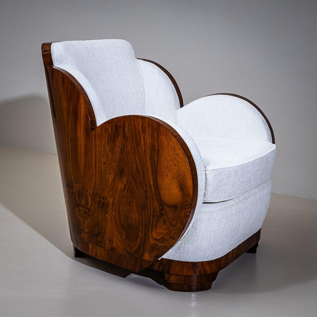 1920s Pair of Cloud Lounge Chairs by Harry and Lou Epstein, United Kingdom, 1920s For Sale - Image 5 of 7