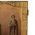 Mid 19th Century Antique 19th Century Russian Icon Egg Tempera Gilded St. Pelagia St. James For Sale - Image 5 of 12
