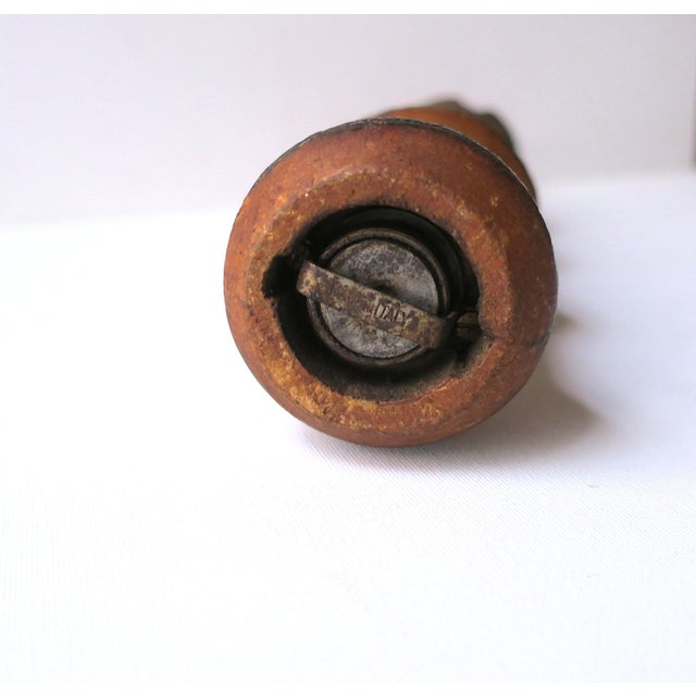 Italian Peppermill Bamboo Brass Bird Design For Sale - Image 10 of 10