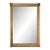19th Century French Empire Large Ripple Mirror With Medallion Corners For Sale