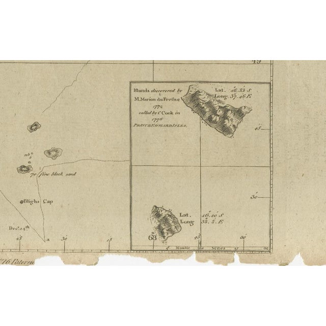 Map of Kerguelens Land by Captain Cook For Sale - Image 5 of 9