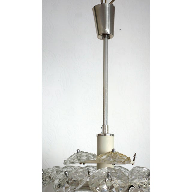 Vintage Sputnik Dandelion Chandelier from Veb Deutsche Werkstätten Hellerau, 1960s For Sale - Image 9 of 12