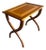 X-Shaped Leg Side Table For Sale