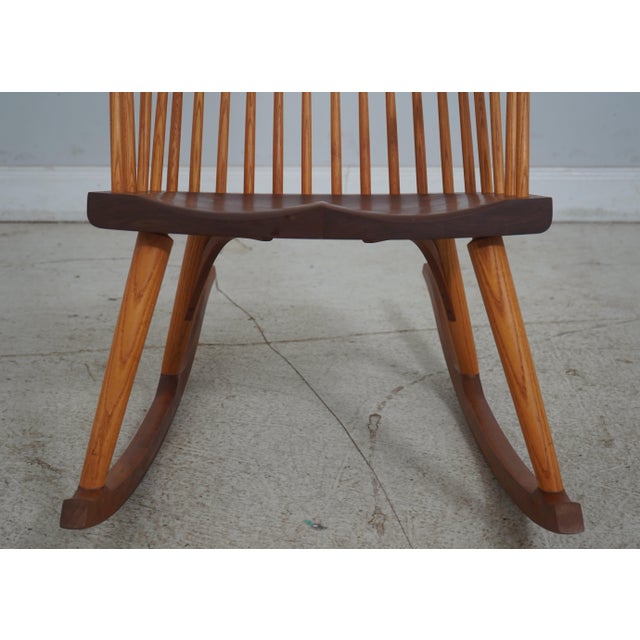 Thomas Moser Studio Made Cherry Rocking Chair | Chairish