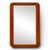 Vintage Scandinavian Teak Mirror For Sale - Image 4 of 4
