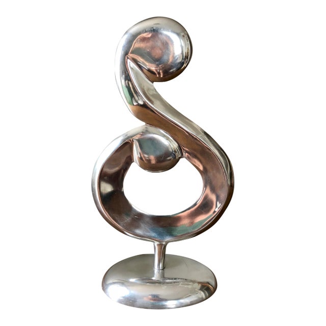 1970s Mid-Century Aluminum Sculpture For Sale