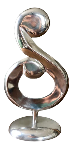 1970s Mid-Century Aluminum Sculpture