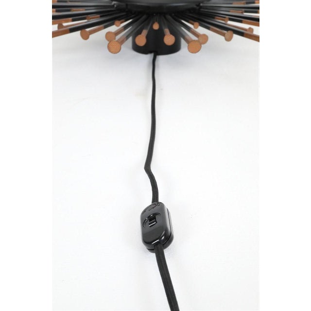 1960s Large Vintage Sun Wall Lamp from Dantoft, 1960s For Sale - Image 5 of 14