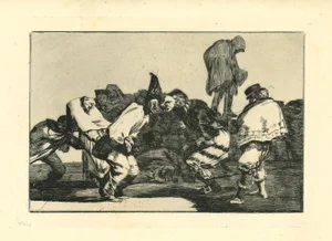 Francisco Goya, Disparate Carnival, 1875, Etching
