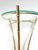 Vintage 30" Faux Bamboo Brass-Tone Metal & Glass Plant Stand – Hollywood Regency / Chinoiserie For Sale - Image 10 of 10