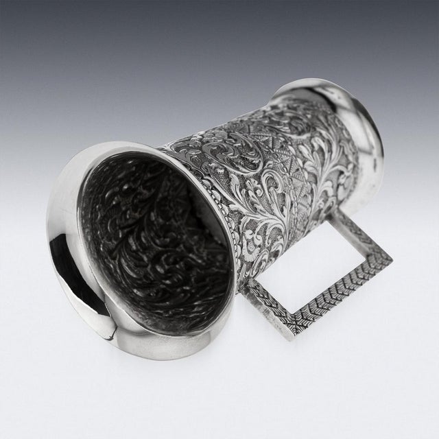 Metal 20th Century Edwardian Silver Spirit Measure Cup, London, 1901 For Sale - Image 7 of 14