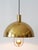 Mid-Century Modern Brass Pendant Lamp by Florian Schulz, Germany, 1970s For Sale - Image 10 of 18