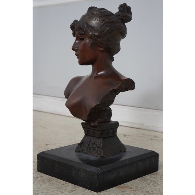Age: Approx: 1858 - 1914 Details: “Tanagra’ By (Emmanuel) E. Vallanis (1858 - 1914) High Quality Construction 2 Pieces...