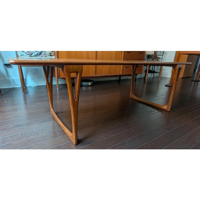 Mid-Century Modern 1960s Mid-Century Modern Teak Coffee Table by Svante Skogh for Seffle For Sale - Image 3 of 12