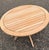 2020s Modern Solid Teak Round Pedestal Outdoor Dining Table For Sale - Image 5 of 5