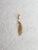 Comb with Diamond Cuts Charm 14k Yellow Gold For Sale - Image 4 of 4