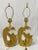 Metal Pair of Pierre Cardin Brass Tidal Wave Lamps For Sale - Image 7 of 12